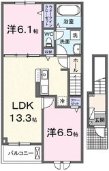 ハーレー　岡山Ⅰの物件間取画像